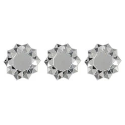 10X10 Mirrored Starburst 3Pc Set