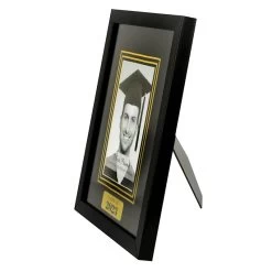 Home Decor Shop -Home Decor Shop 10x12 matted to 5x7 graduation 2023 gold trim tabletop frame 1