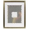 11x14 Matted To 8x10 Wall Frame, Champagne