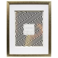 11x14 Matted To 8x10 Wall Frame, Champagne