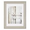 14x18 Matted To 11x14 Scoop Profile White Mat Wall Frame, Light Grey 1 14x18 Matted To 11x14 Scoop Profile White Mat Wall Frame, Light Grey -Home Decor Shop 14x18 matted to 11x14 scoop profile white mat wall frame light grey
