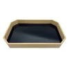 16In Black Glass And Wood Tray 2 16In Black Glass And Wood Tray -Home Decor Shop 16in black glass and wood tray
