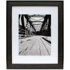 16x20 Matted To 11x14 Poster Wall Frame, Black & Brown 1 16x20 Matted To 11x14 Poster Wall Frame, Black & Brown -Home Decor Shop 16x20 matted to 11x14 poster wall frame black brown