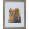 16x20 Matted To 11x14 Scoop With White Mat Wall Frame, Whitewash -Home Decor Shop 16x20 matted to 11x14 scoop with white mat wall frame whitewash