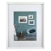 16x20 Matted To 11x14 Wall Frame, White -Home Decor Shop 16x20 matted to 11x14 wall frame white