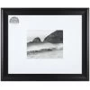16x20 Matted To 8x10 Scoop Profile With White Mat Wall Frame, Black -Home Decor Shop 16x20 matted to 8x10 scoop profile with white mat wall frame black