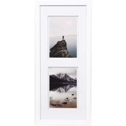 2-Opening Pick & Mix White Photo Frame, 5x7