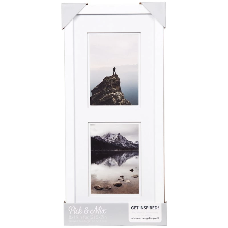 2-Opening Pick & Mix White Photo Frame, 5x7 4 2-Opening Pick & Mix White Photo Frame, 5x7 - Image 2