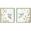 2-Piece Framed Hummingbird's Textured Wall Art Set, 12" 1 2-Piece Framed Hummingbird's Textured Wall Art Set, 12" -Home Decor Shop 2 piece framed hummingbirds textured wall art set 12