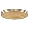 20in METAL WOOD TRAY -Home Decor Shop 20in metal wood tray