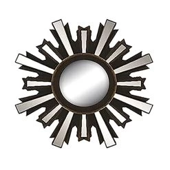 3-Piece Brown Wall Mirror Set 9 3-Piece Brown Wall Mirror Set -Home Decor Shop 3 piece brown wall mirror set 3