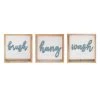 3-Piece Brush Hang Wash Framed Wall Art, 10" 2 3-Piece Brush Hang Wash Framed Wall Art, 10" -Home Decor Shop 3 piece brush hang wash framed wall art 10