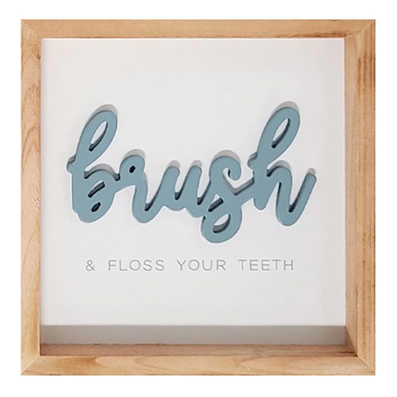 3-Piece Brush Hang Wash Framed Wall Art, 10" 5 3-Piece Brush Hang Wash Framed Wall Art, 10" - Image 3
