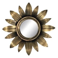 3-Piece Gold Accent Wall Mirror Set -Home Decor Shop 3 piece gold accent wall mirror set 5