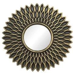 3-Piece Gold Framed Ornate Accent Wall Mirror Set -Home Decor Shop 3 piece gold framed ornate accent wall mirror set 3