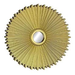 3-Piece Gold Wall Mirror Set, 10" -Home Decor Shop 3 piece gold wall mirror set 10 3