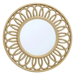 3-Piece Gold Wall Mirror Set -Home Decor Shop 3 piece gold wall mirror set 12