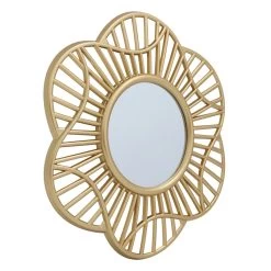 3-Piece Gold Wall Mirror Set -Home Decor Shop 3 piece gold wall mirror set 16