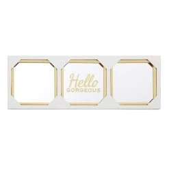 3-Piece Hello Gorgeous Gold Framed Wall Mirror Set, 10" -Home Decor Shop 3 piece hello gorgeous gold framed wall mirror set 10 6