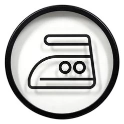 3-Piece Laundry Icons Glass Wall Art, 8" -Home Decor Shop 3 piece laundry icons glass wall art 8 3