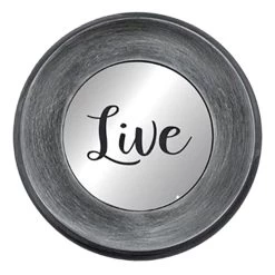 3-Piece Live, Love, Laugh Silver Framed Wall Mirror Set, 10" 9 3-Piece Live, Love, Laugh Silver Framed Wall Mirror Set, 10" -Home Decor Shop 3 piece live love laugh silver framed wall mirror set 10 2