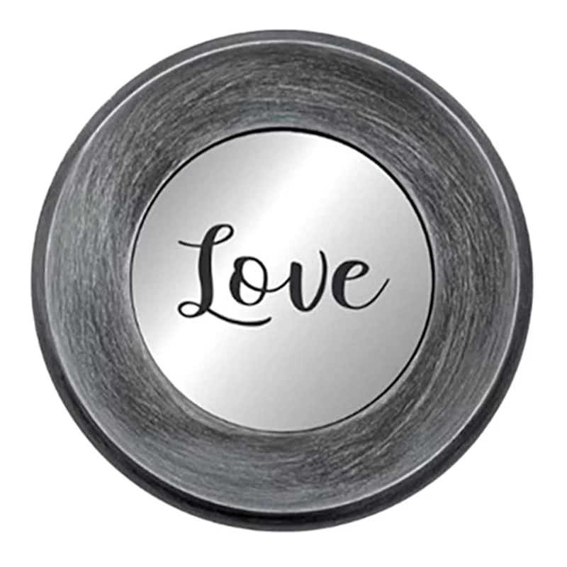 3-Piece Live, Love, Laugh Silver Framed Wall Mirror Set, 10" 6 3-Piece Live, Love, Laugh Silver Framed Wall Mirror Set, 10" - Image 4