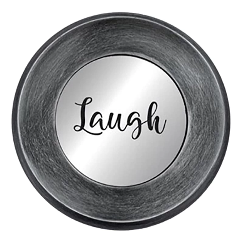 3-Piece Live, Love, Laugh Silver Framed Wall Mirror Set, 10" 7 3-Piece Live, Love, Laugh Silver Framed Wall Mirror Set, 10" - Image 5