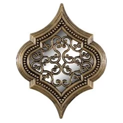 3-Piece Ornate Bronze Wall Mirror Set, 18x24 -Home Decor Shop 3 piece ornate bronze wall mirror set 18x24 2