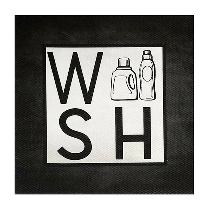 3-Piece Wash, Dry & Fold Canvas Wall Art, 6" 4 3-Piece Wash, Dry & Fold Canvas Wall Art, 6" - Image 2