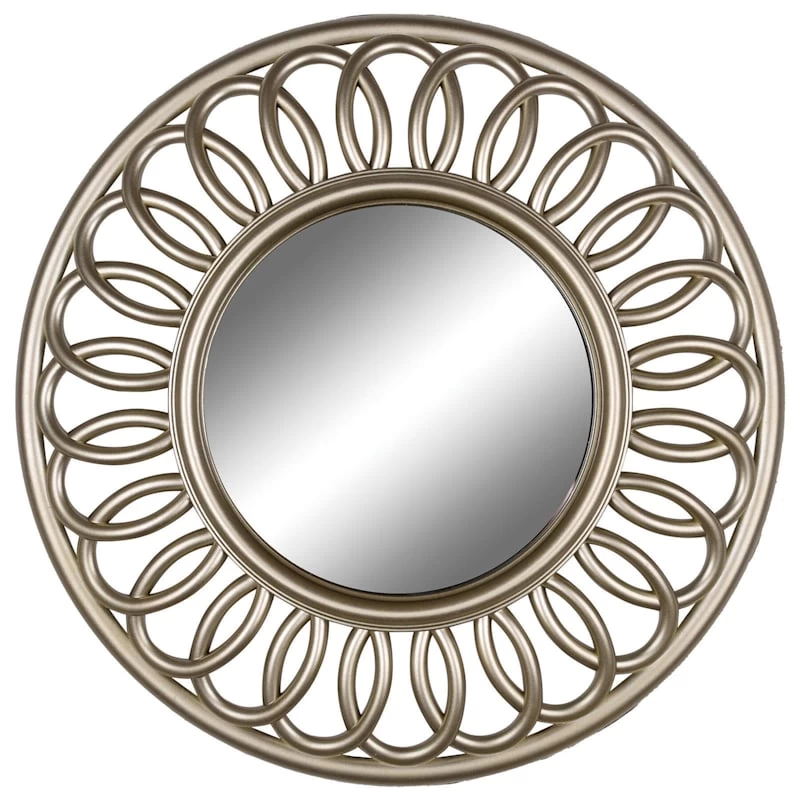 5-Piece Framed Round Wall Mirror Set 4 5-Piece Framed Round Wall Mirror Set - Image 2