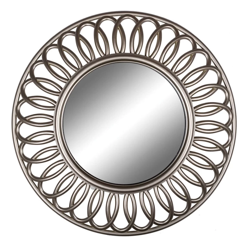 5-Piece Framed Round Wall Mirror Set 5 5-Piece Framed Round Wall Mirror Set - Image 3