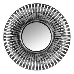 5-Piece Metallic Framed Round Wall Mirror Set, 10" 7 5-Piece Metallic Framed Round Wall Mirror Set, 10" -Home Decor Shop 5 piece metallic framed round wall mirror set 10 2