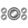 5-Piece Round Wall Mirror Set -Home Decor Shop 5 piece round wall mirror set
