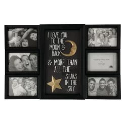 6-Opening Black I Love You To The Moon & Back Collage, 22x14