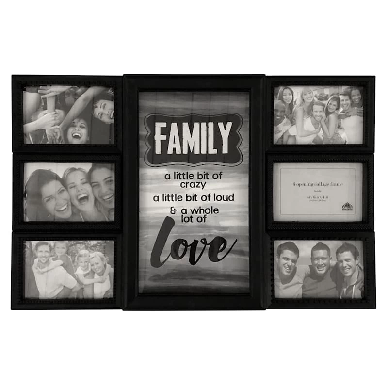 6-Opening Family & Love Collage Photo Frame, 22x14 3 6-Opening Family & Love Collage Photo Frame, 22x14