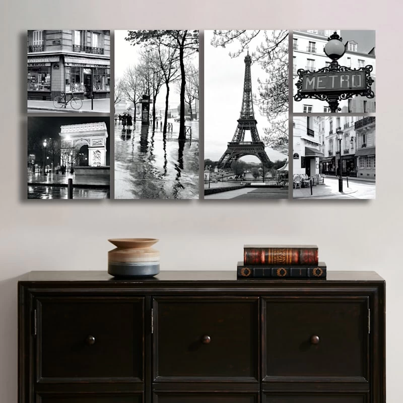 6-Piece European Sites Canvas Wall Art Set 4 6-Piece European Sites Canvas Wall Art Set - Image 2