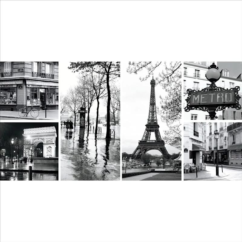 6-Piece European Sites Canvas Wall Art Set 3 6-Piece European Sites Canvas Wall Art Set