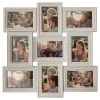 9-Opening White Collage Photo Frame, 21" -Home Decor Shop 9 opening white collage photo frame 21