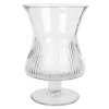 9.4IN RIBBED CLEAR GLASS VASE -Home Decor Shop 9.4in ribbed clear glass vase
