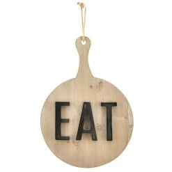 “Eat” Wooden Wall Decor