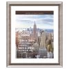 Anne 20x24 Matted To 16x20 Poster Wall Frame, Silver -Home Decor Shop anne 20x24 matted to 16x20 poster wall frame silver