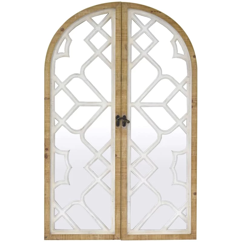Arch Window Overlay Wall Mirror, 27x43 3 Arch Window Overlay Wall Mirror, 27x43