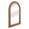 Arched Wood Grain Wall Mirror, 24x34 -Home Decor Shop arched wood grain wall mirror 24x34 1