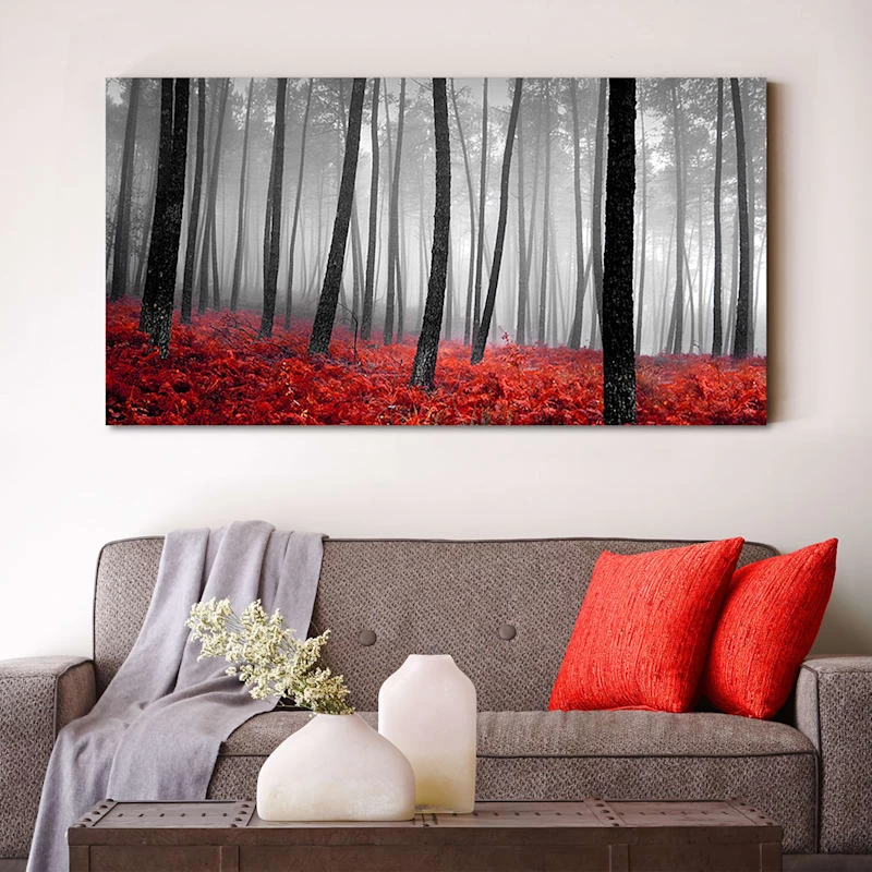 Autumn Woods Canvas Wall Art, 60x36 4 Autumn Woods Canvas Wall Art, 60x36 - Image 2