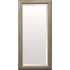 Basket Weave Champagne Floor Mirror, 32x66
