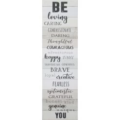 Be You Sentiment Canvas Wall Art, 12x36