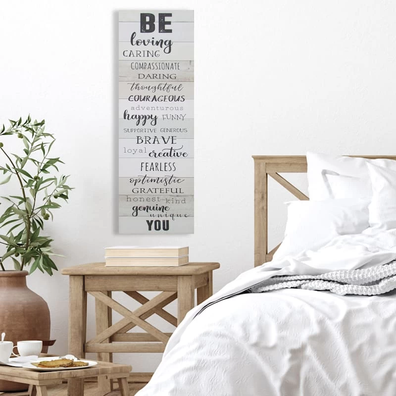 Be You Sentiment Canvas Wall Art, 12x36 4 Be You Sentiment Canvas Wall Art, 12x36 - Image 2