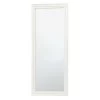 Becky White Framed Wall Mirror, 24x58 -Home Decor Shop becky white framed wall mirror 24x58 1