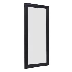 Black Barb Framed Wall Mirror, 24x58