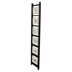 Black Collage Ladder Frame, 12x63 -Home Decor Shop black collage ladder frame 12x63 3